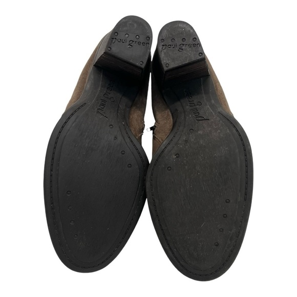 Paul Green Sheridan Brown Nubuck Suede Handcrafted Casual Heeled Boots Women 6.5 - Picture 11 of 16